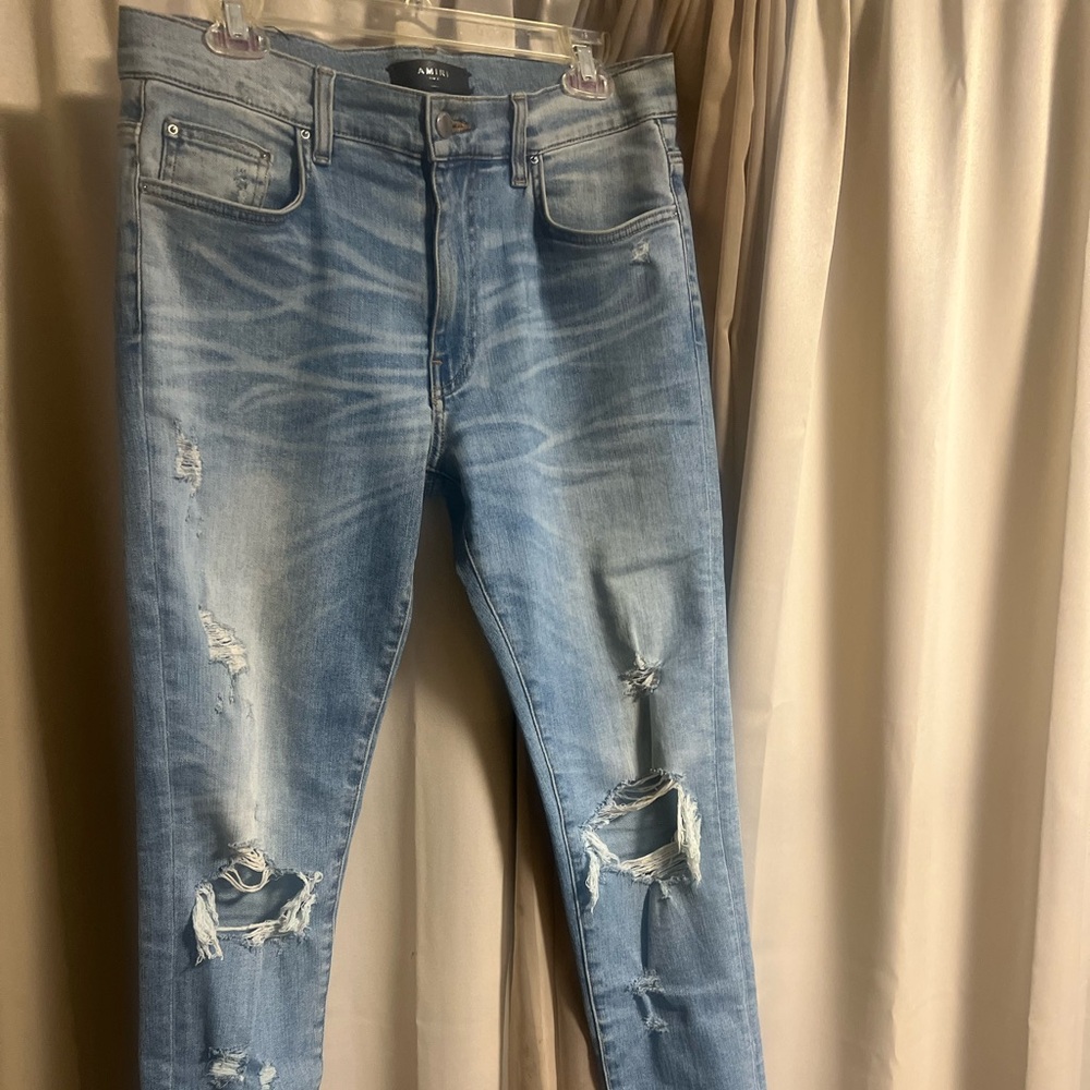 Amiri blue trasher jeans